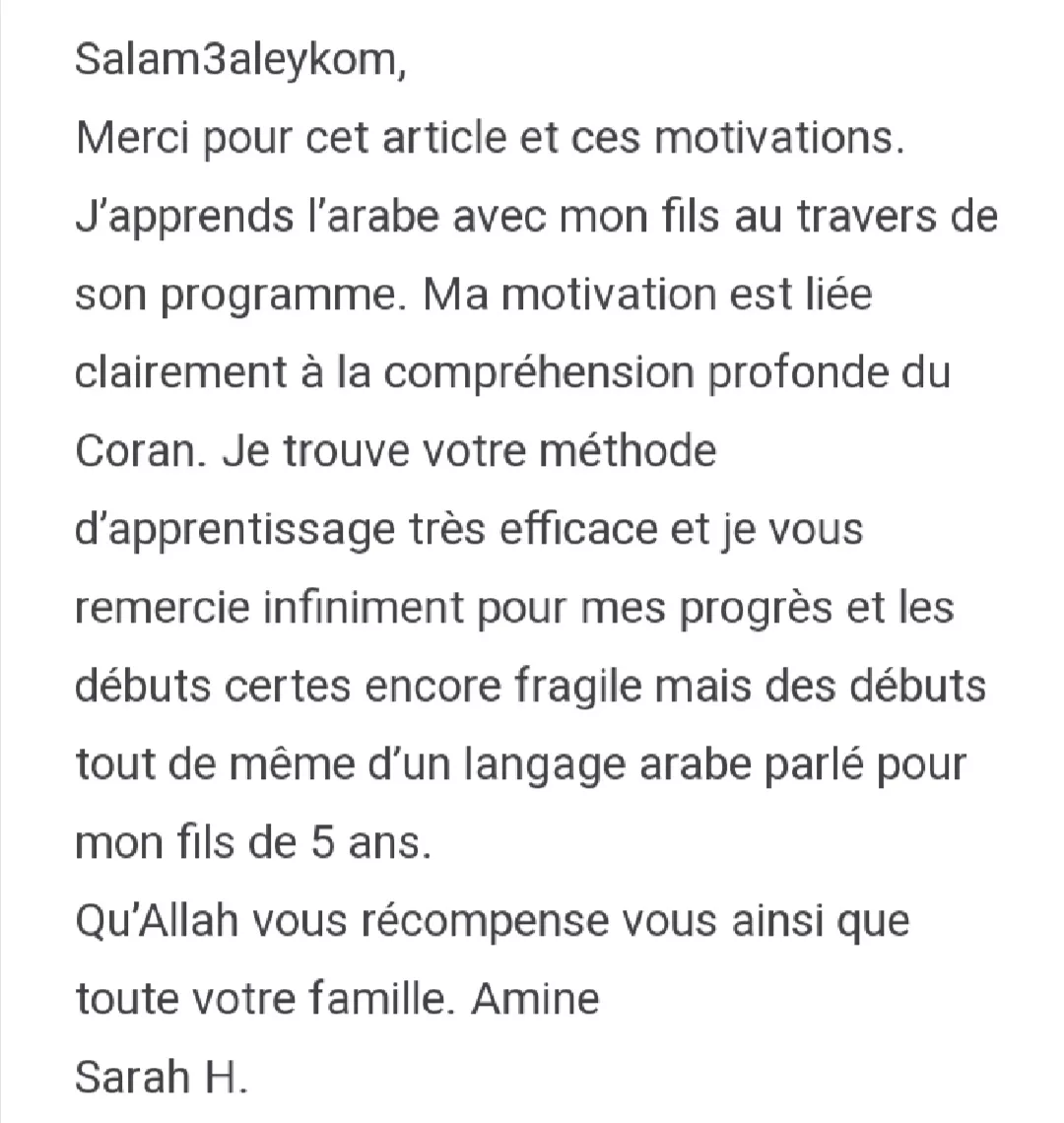 Arabic Immersion