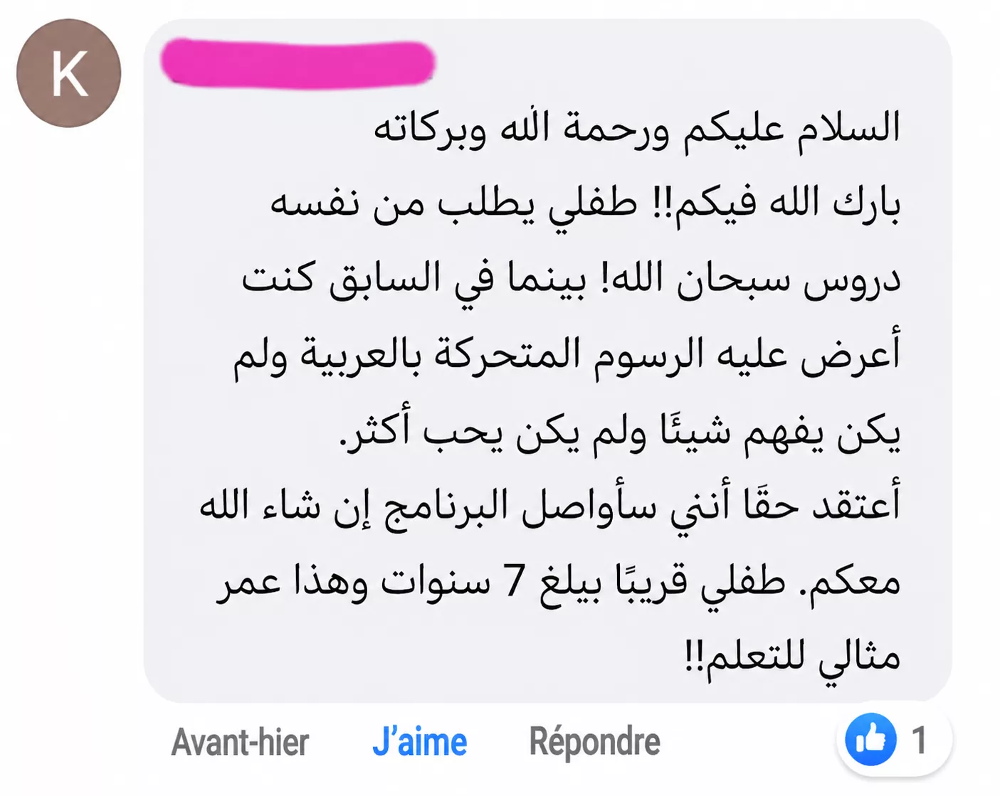 Arabic Immersion